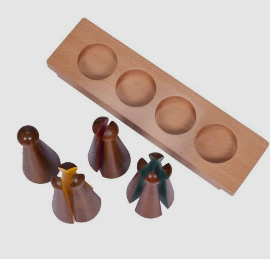 Montessori Fractions Skittles